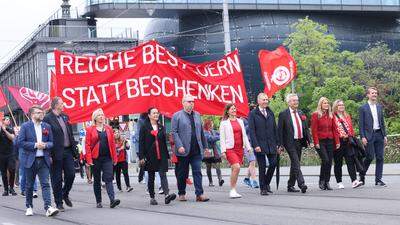 Maiaufmarsch der SPÖ in Graz 