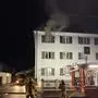 Im letzten Stock eines Wohnhauses in der Herrgottwiesgasse brannte es