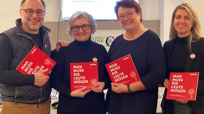 Franz Ferner, Barbara Gross, Regina Wolf-Egger, Elke Hofgartner von der Volkshilfe