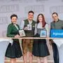 Die Vifzacks 2025: Verena Schöllauf und Bernhard Moitzi mit LK-Vizepräsidentin Maria Pein und Sparkasse-Vorstand Oliver Kröpfl
