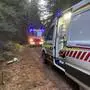 Kräfte der Bergrettung und Freiwilligen Feuerwehr Oberwölz rückten in den Wald aus