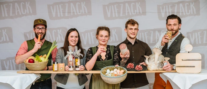 Innovativer geht‘s nicht: Michael Windberger, Maria Bernhart, Lisa-Marie Gollowitsch, Samuel Friesinger und Daniel Konrad
