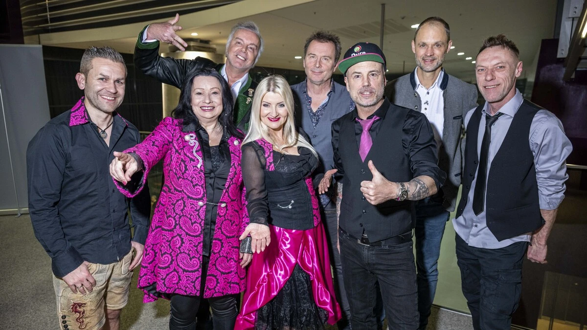 Die Seer traten als Stargäste am Bauernbundball auf