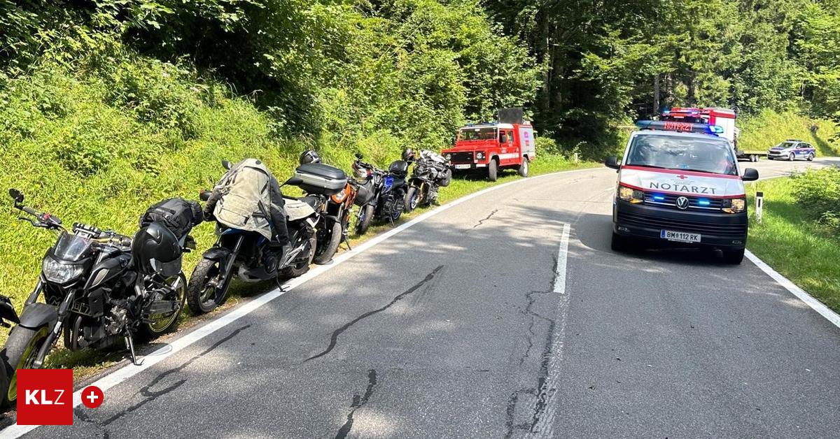 Biker-Unfall-Ausgerutscht-und-ber-B-schung-gest-rzt