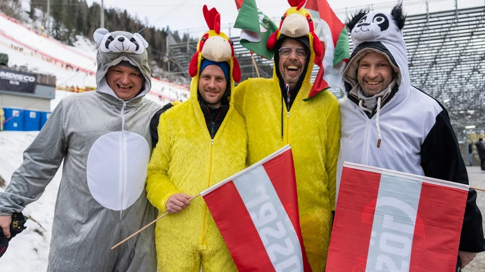 Kostüme sind beim Weltcup in Schladming groß in Mode
