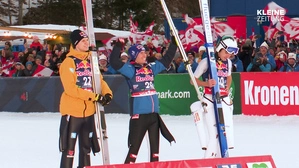 Jubel auf dem Podest