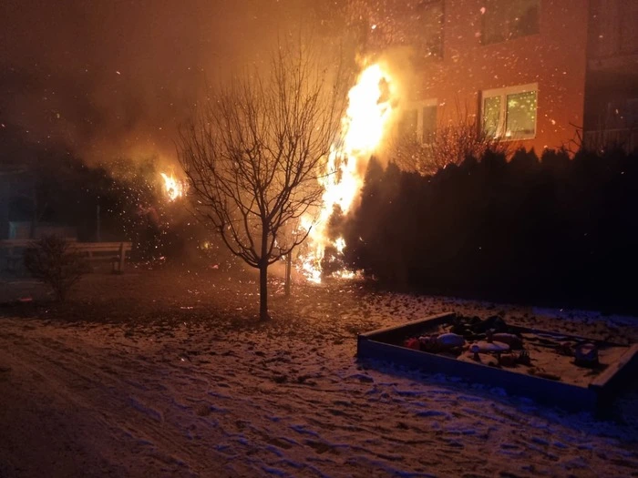 Heckenbrand in Schladming
