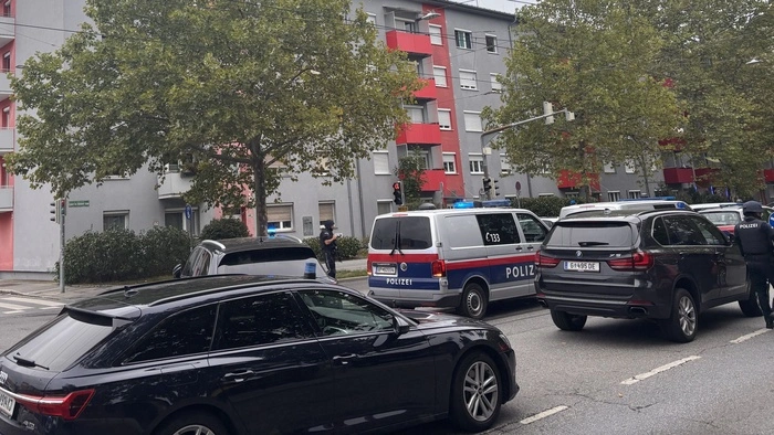 Bild zeigt Polizeiautos auf der Straße