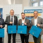 Heribert Uhl, Armin Forstner, Marco Triller und Michael Jeschelnig (von links)