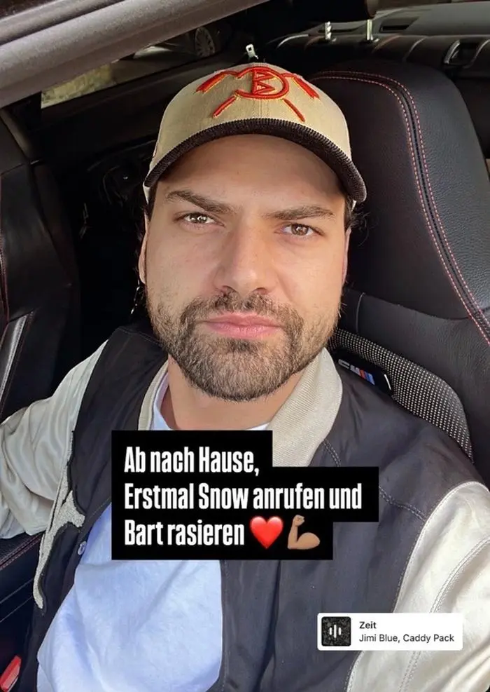  „Ab nach Hause“, postete der 33-Jährige am Donnerstag.  