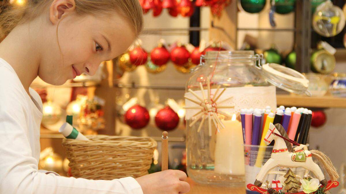 In der Christkindl-Schreibstube können Kinder den Brief ans Christkind schreiben – Antwort garantiert