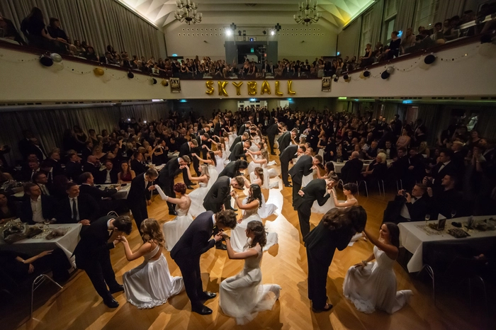 Die Polonaise wurde von der Tanzschule Glauninger einstudiert.