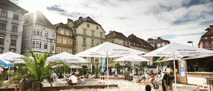 Auch schon im vergangenen Jahr fand der Summer in the City am Hauptplatz statt