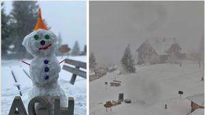 Liebe Grüße vom Alpengasthof am Schöckl, der sich auch durch die Webcam betrachtet winterlich zeigt