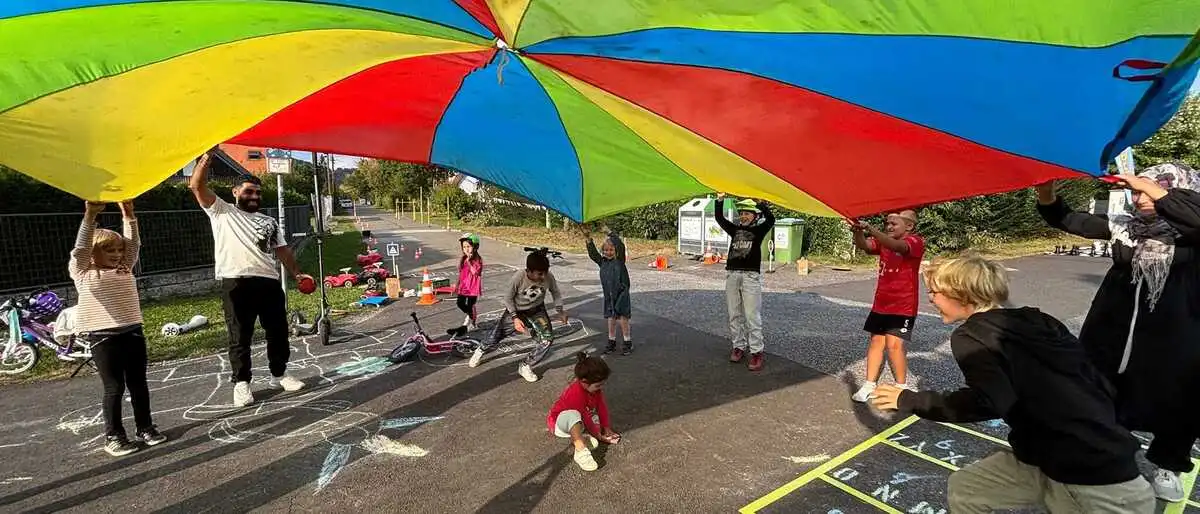 Foto von einem Spielfest