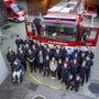 Feuer und Flamme für das neue Hilfslöschfahrzeug der Freiwillige Feuerwehr Graz in Kroisbach: Auch Bürgermeisterin Elke Kahr kam zur Einweihung vorbei