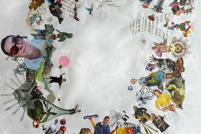 „Mülldesignerin“ Katell Gélébart arbeitet zwischen Collage und Street Art
