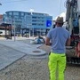 Die neuen Bussteige nehmen längst Form an