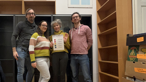 Leere Regale: In den ersten Jännertagen ist Books4Life ausgezogen 