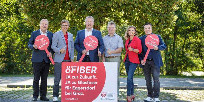 Start für den Glasfaser-Ausbau in Eggersdorf