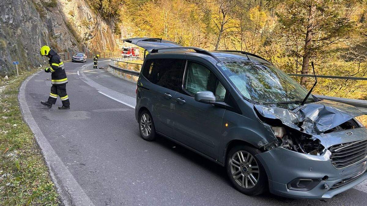 Die Lenkerin dieses Autos hatte Glück im Unglück