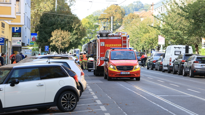 Pkw gegen Bim in der Theodor-Körner-Straße