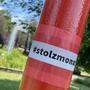 „Stolzmonat"-Sticker rund um den Volksgarten sollten sogar körperliche Verletzungen herbeiführen