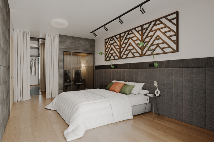 Eines der neuen Zimmer im Steiermarkhof - sie werden unterschiedlich gestaltet, das Design nimmt auf jeweils eine steirische Erlebnisregion Bezug. 