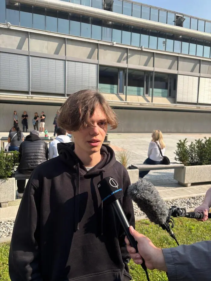Schulsprecher Ennio Resnik bittet um Respekt: „Es ist noch viel zu früh, um zu reden.“
