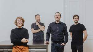 Das Team des Grazer Architekturbüros NOW Architektur, das mit seinen Entwürfen den Wettbewerb für den Bau der neuen Volksschule in Stattegg gewonnen hat. 