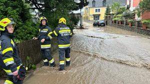 Vergangenen Samstag wurde St. Radegund durch schwere Unwetter unter Wasser gesetzt