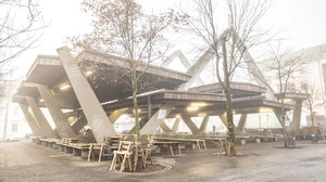 Seit 2009 steht die Markthalle am Hofbauerplatz in Eggenberg unter Denkmalschutz