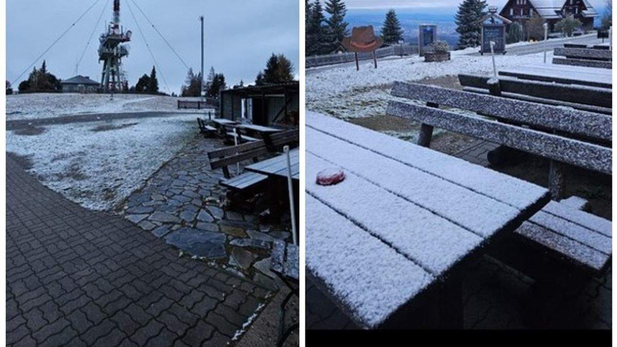 Simon Klasnic vom Alpengasthof schickte uns diese Fotos 