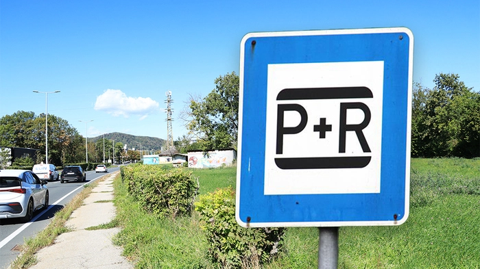 Die Wiese zwischen Grabenstraße und Tram-Gleisen soll zum P+R-Platz werden