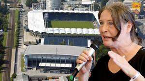 Ein Stadion oder doch zwei? Bürgermeisterin Elke Kahr will die Grazer entscheiden lassen, wenn alle Optionen am Tisch liegen