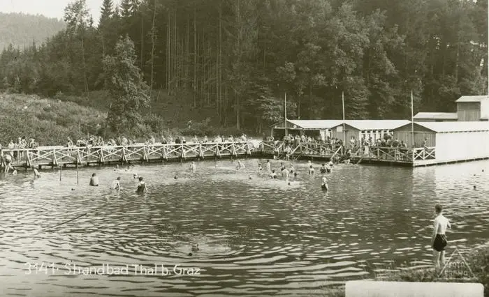 Alte Ansichtskarte des Thalersees