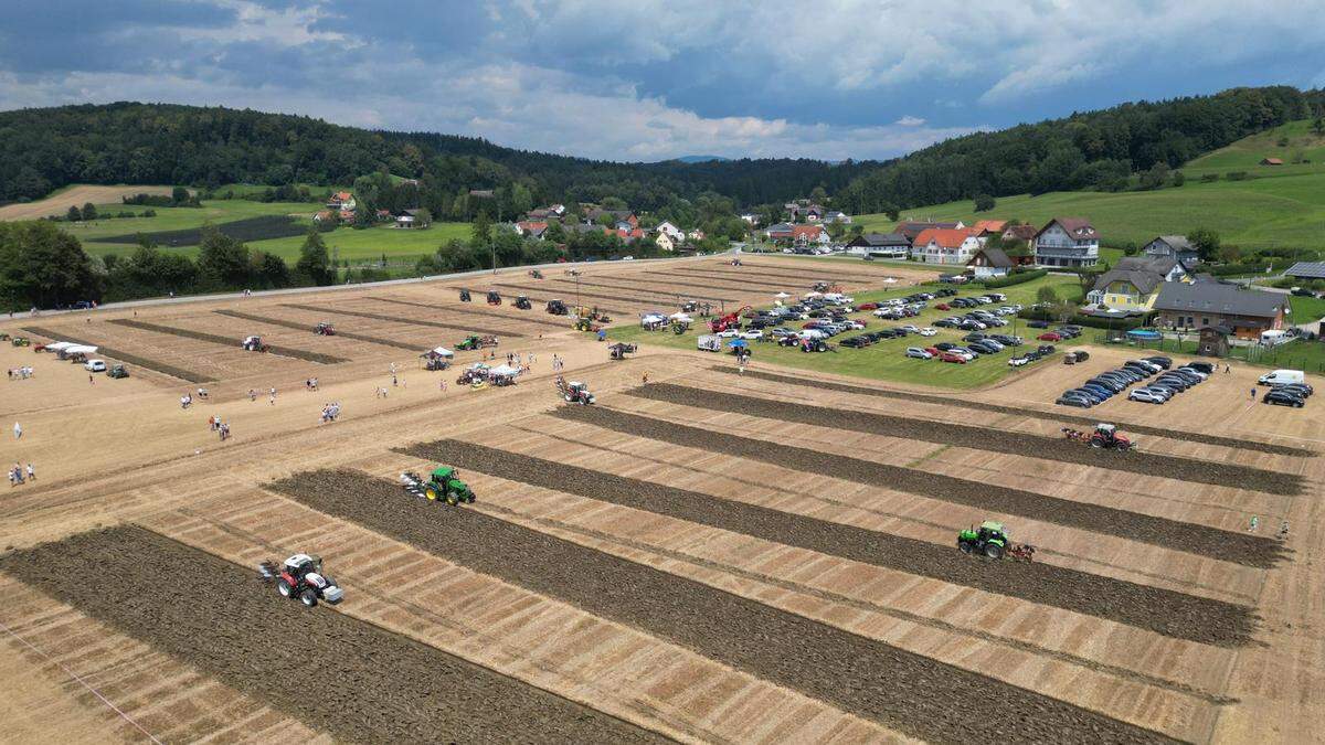 In Hart-Purgstall waren die besten Pflugfachleute des Landes am Werk