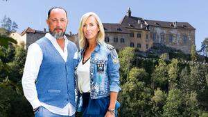 Jürgen Unterrainer und Gattin Silvia verkaufen die Burg Rabenstein, haben aber keine Eile