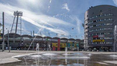 Rund um das Stadion in Liebenau wird ein Sicherheitsbereich eingerichtet