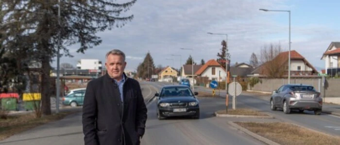Manfred Komericky in „seinem“ Kalsdorf bei Graz: Der Ort legt konstant bei den Einwohnern zu