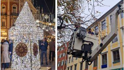 Damit die Landeshauptstadt bald wieder funkelt und glitzert, wird derzeit in die Hände gespuckt