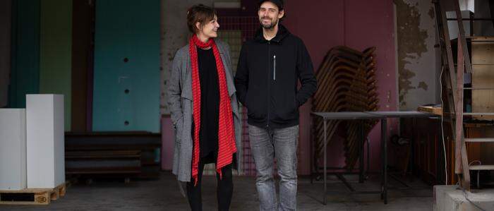 Claudia und Max Gansberger glauben fest an die Vision einer Materialhalle für den Kunst- und Kulturbereich