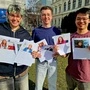 Wir legten auch Hannah Böhm, Lukas Habernigg und Haojie Ying die sieben Poträtfotos vor 