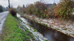 Seit dem Bau der A2 fließt der Raababach zwischen Raaba-Grambach und Hart bei Graz in einem Bett aus Betonfertigteilen. Sie werden nun schrittweise entfernt