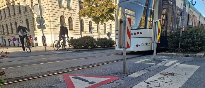 Brockmanngasse/Conrad-von-Hötzendorf-Straße: Hier passierte der jüngste Unfall