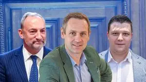 Zentrale Figuren im FPÖ-Finanzskandal: Die früheren Parteichefs Mario Eustacchio und Armin Sippel und der heutige KFG-Klubchef Alexis Pascuttini