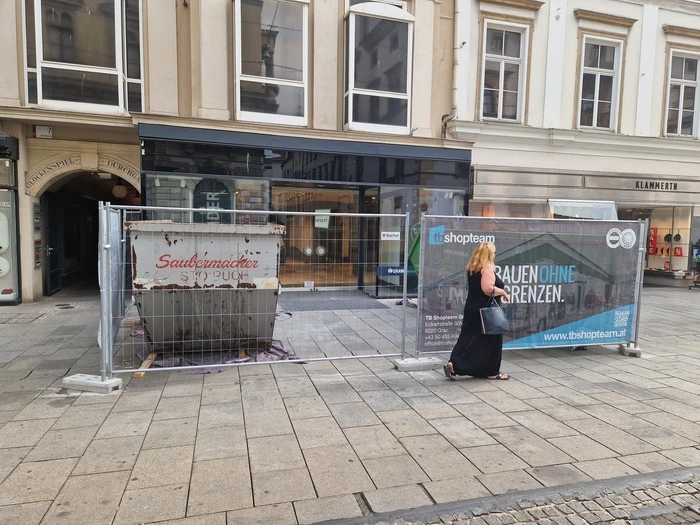 Hier in der Grazer Herrengasse zieht „Søstrene Grene“ ein