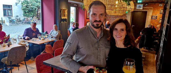 Annemarie und Michael Gauster in ihrem neuen Bistro