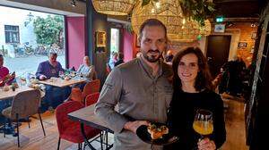 Annemarie und Michael Gauster in ihrem neuen Bistro