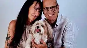 Tamara und Harald Bausch mit Hündin Nica